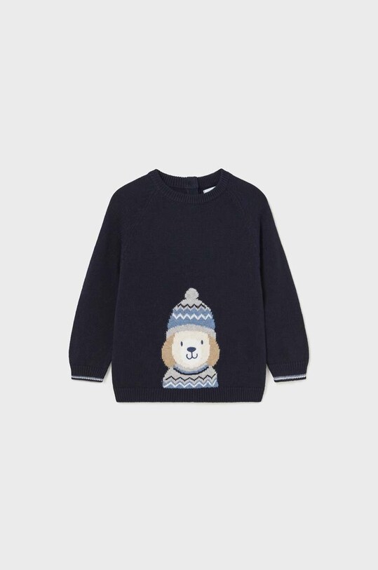 Kojenecký svetr Mayoral s příměsí vlny námořnická modř 2316.3A.Baby.9BYX
