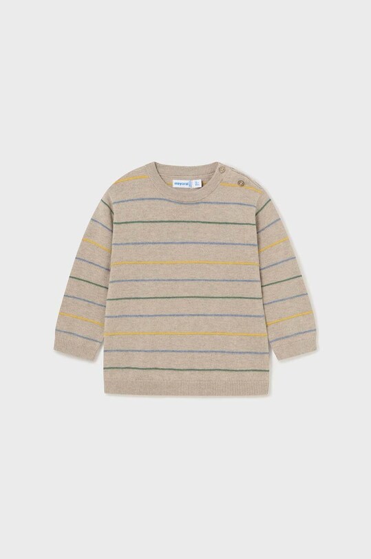Sveter pre bábätká Mayoral s prímesou vlny béžová 2321.3E.Baby.9BYX