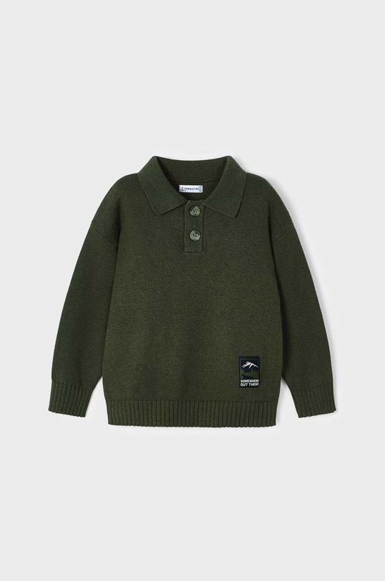 Mayoral pulover pentru copii din amestec de lana 4320.5C.Mini.9BYX verde AW23