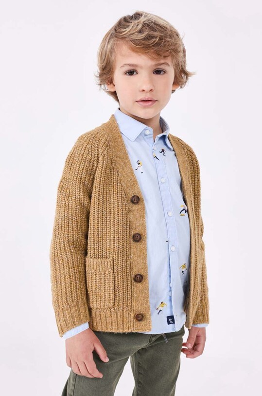 Mayoral cardigan copii uni verde 4331.5D.Mini.9BYX