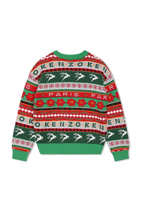 Мальчик Детский свитер Kenzo Kids K25885.102.108 зелёный