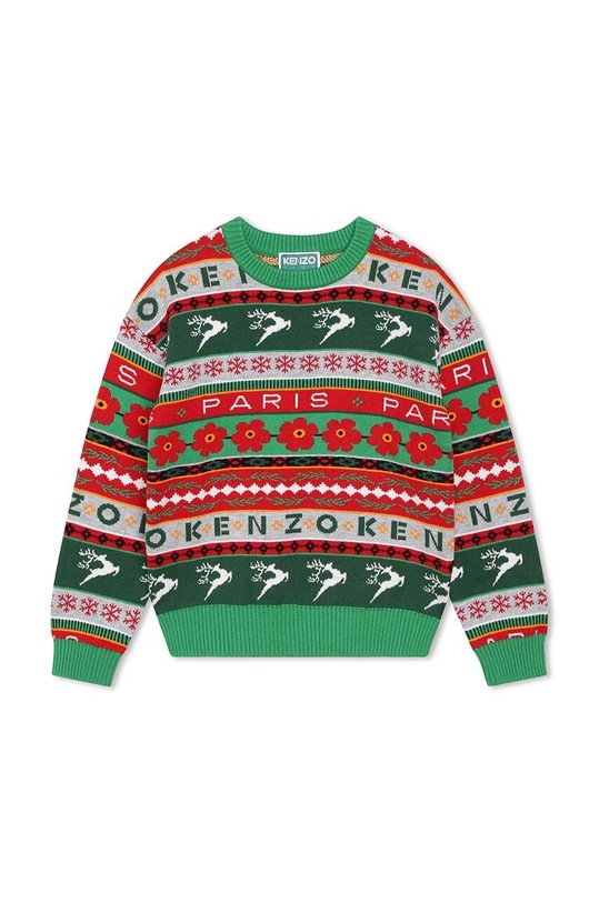Kenzo Kids sweter dziecięcy K25885.114.150 zielony AW23