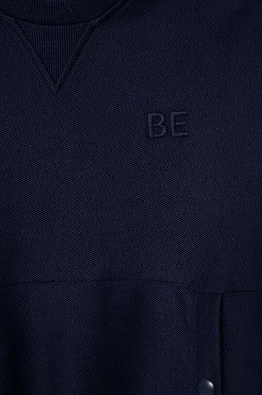 Мальчик Детская хлопковая кофта United Colors of Benetton 3ITZC10E3.G.SEASONAL тёмно-синий