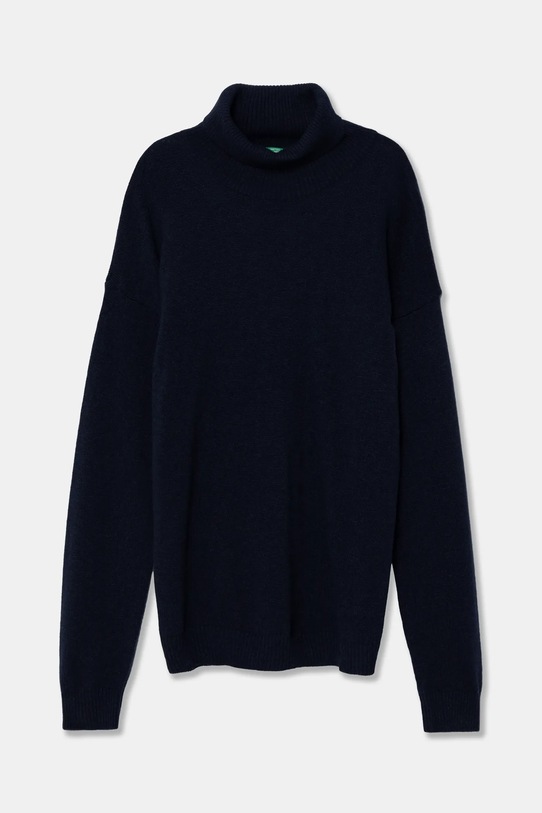 United Colors of Benetton pulover pentru copii din amestec de lana melanj bleumarin 1032C200D.G.SEASONAL