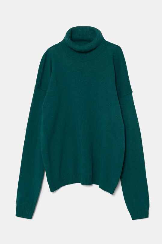 Детский свитер с примесью шерсти United Colors of Benetton зелёный 1032C200D.G.SEASONAL