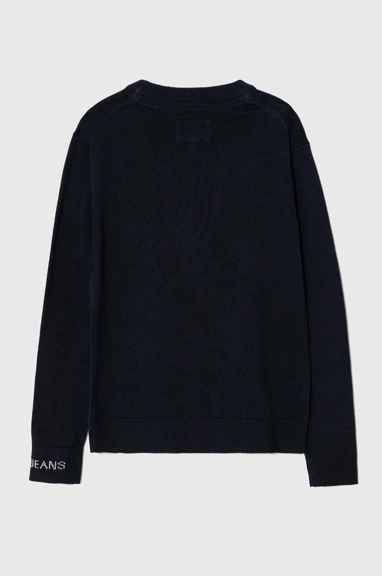 Детски памучен пуловер Pepe Jeans PB701206 тъмносин AW23