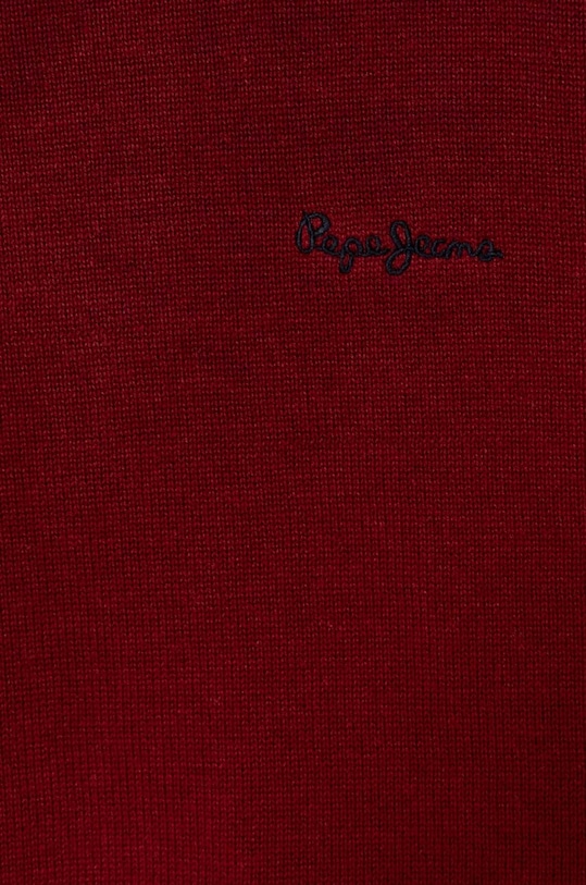 Момче Детски памучен пуловер Pepe Jeans PB701206 бордо