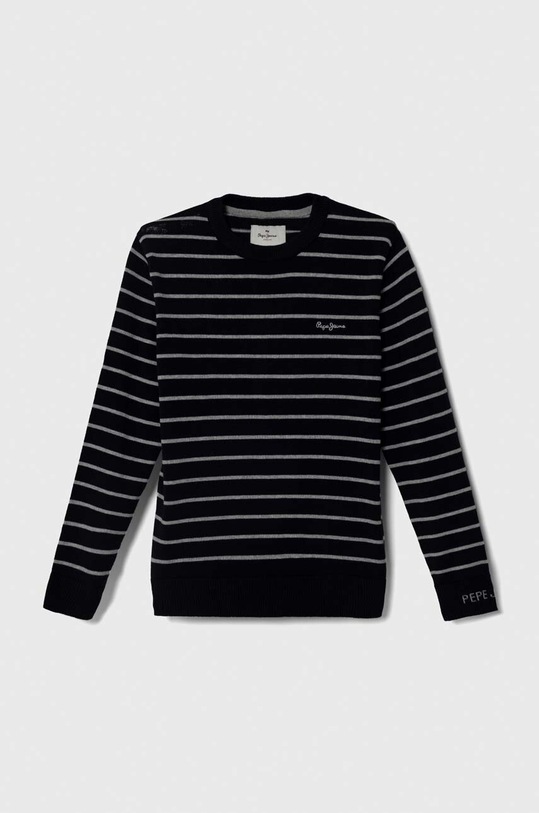 Pepe Jeans sweter bawełniany dziecięcy pozostałe granatowy PB701208