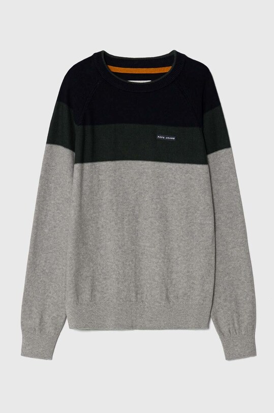 Pepe Jeans sweter bawełniany dziecięcy pozostałe szary PB701203