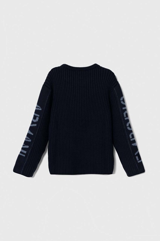 Дитячий светр з домішкою вовни Emporio Armani 6R4M58.4MHFZ темно-синій AW23