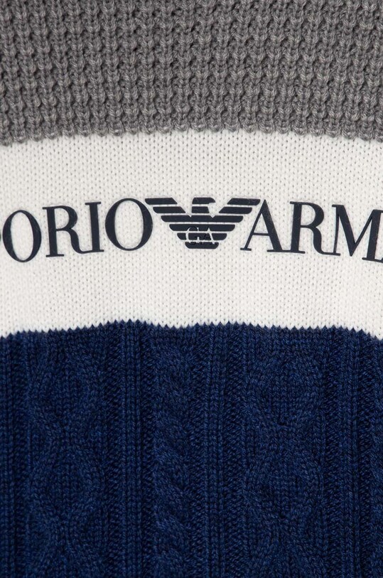 Băieți Emporio Armani pulover de lână pentru copii 6R4M59.4MHEZ gri