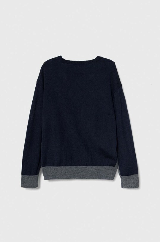 Emporio Armani pulover de lână pentru copii 6R4M62.4MHGZ bleumarin AW23