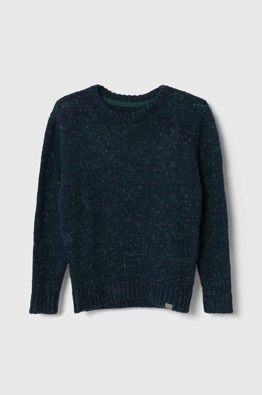 Detský sveter Abercrombie & Fitch melanž zelená KI220.3005