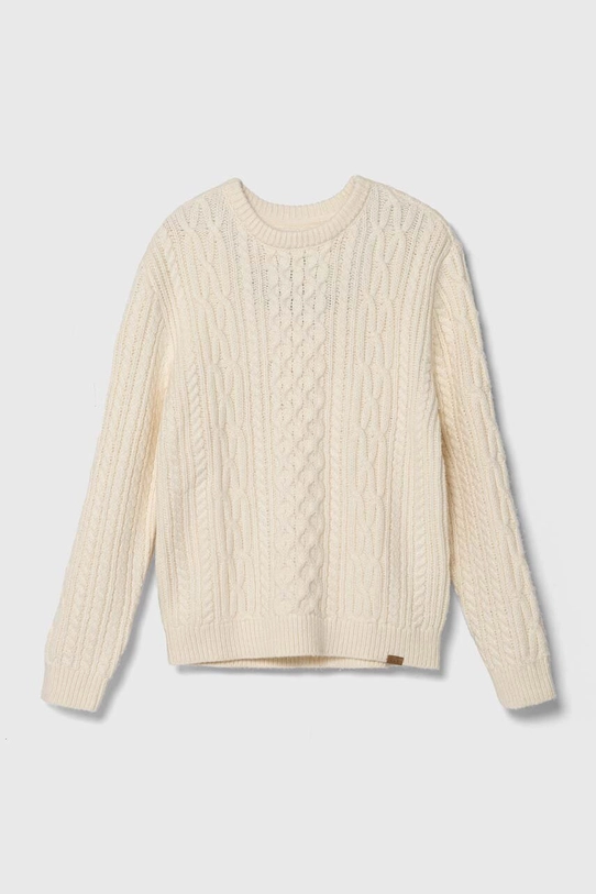 Abercrombie & Fitch sweter dziecięcy pozostałe beżowy KI220.3006