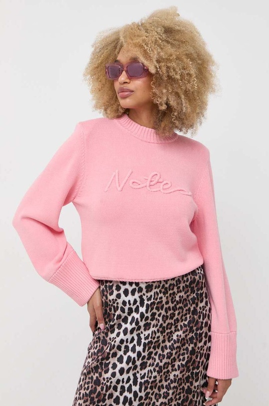Notes du Nord sweter aplikacja różowy 13211