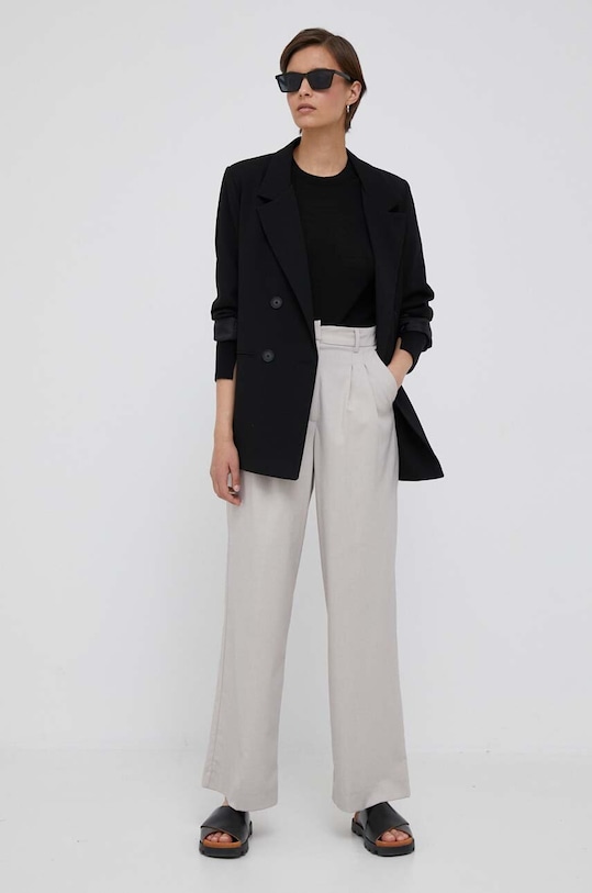 Вълнен пуловер Calvin Klein K20K205777 черен AW23