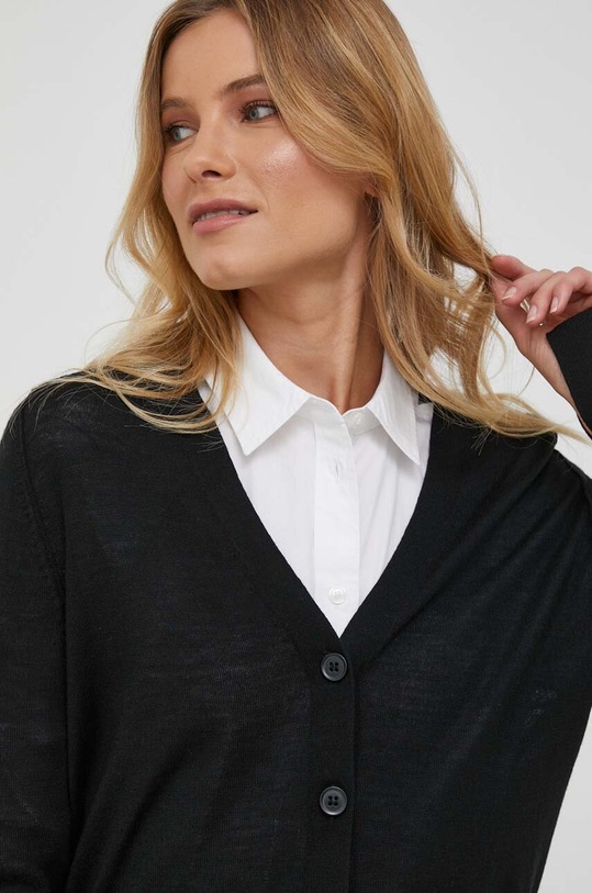 Calvin Klein sweter wełniany czarny K20K205778