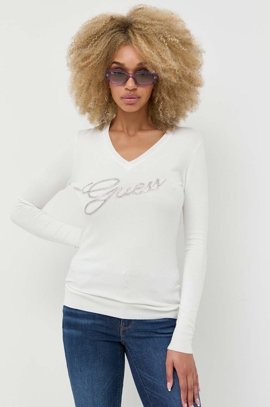 Вовняний светр Guess вовна бежевий W3YR21.Z2NQ2