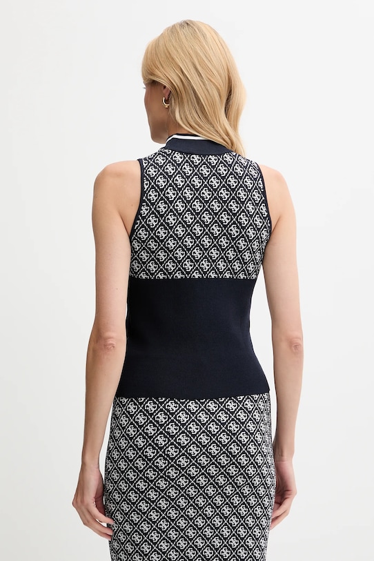 Oblečení Top Guess W3YR26.Z37K0 námořnická modř