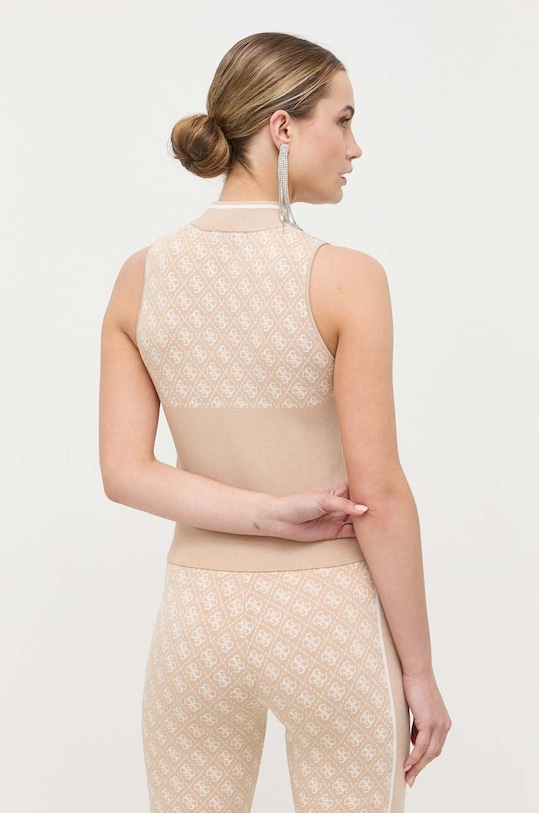 Odzież Guess top LISE W3YR26.Z37K0 beżowy