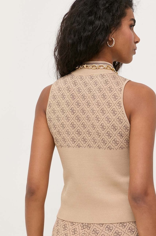 Oblečenie Top Guess LISE W3YR26.Z37K0 hnedá