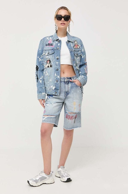 Пуловер Guess W3YR39.Z2U00 бял AW23