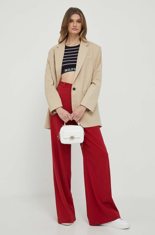 Top Tommy Hilfiger WW0WW39109 σκούρο μπλε AW23