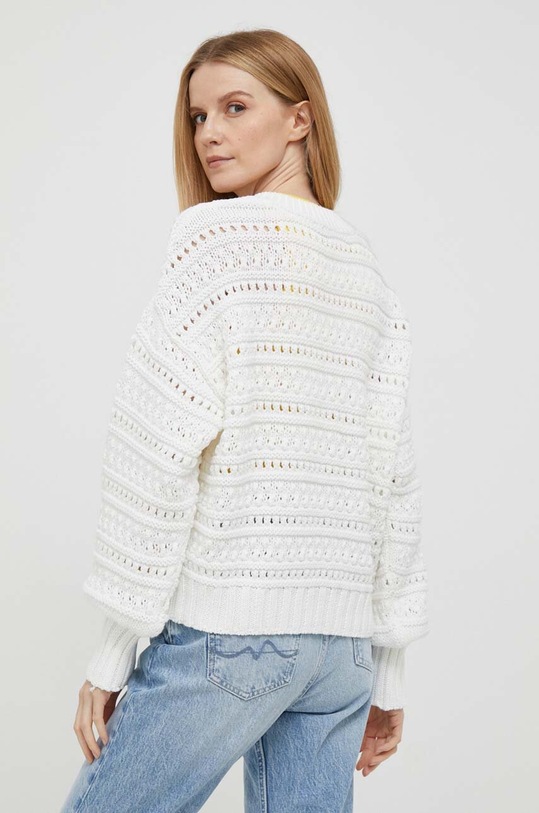 Πλεκτή ζακέτα Tommy Hilfiger WW0WW39007 μπεζ AW23