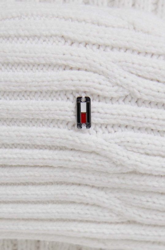 Светр з домішкою вовни Tommy Hilfiger WW0WW39017 бежевий