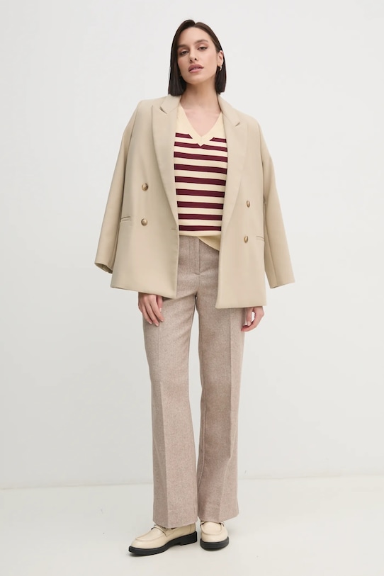 Sveter Tommy Hilfiger WW0WW40098 béžová AW25