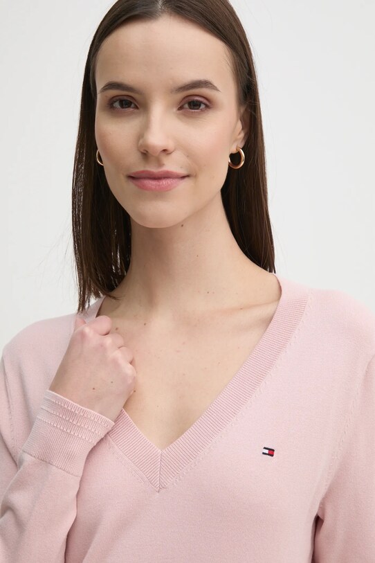 Свитер Tommy Hilfiger розовый WW0WW40098