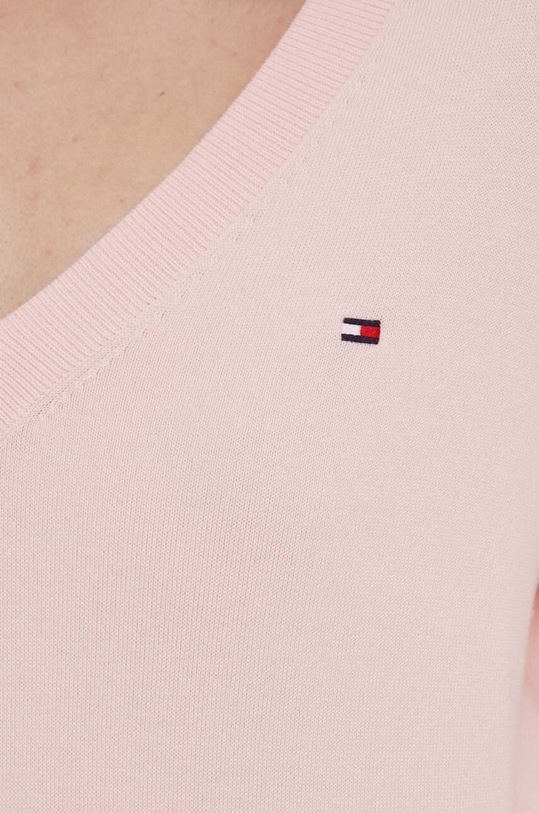 Tommy Hilfiger sweter WW0WW40098 różowy