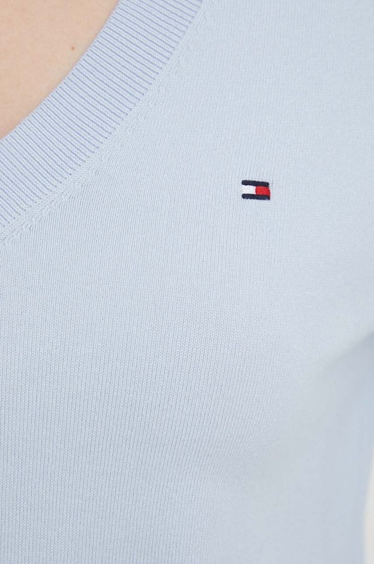 Tommy Hilfiger pulover WW0WW40098 albastru