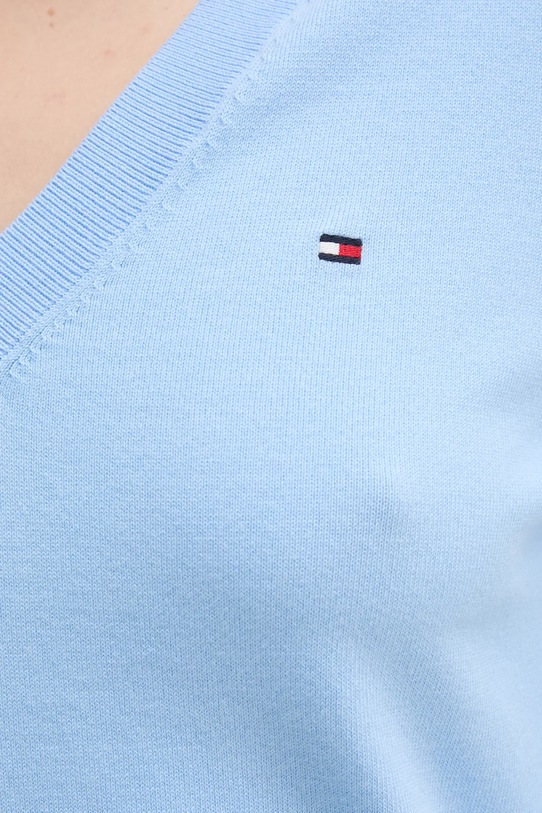 Πουλόβερ Tommy Hilfiger WW0WW40098 μπλε