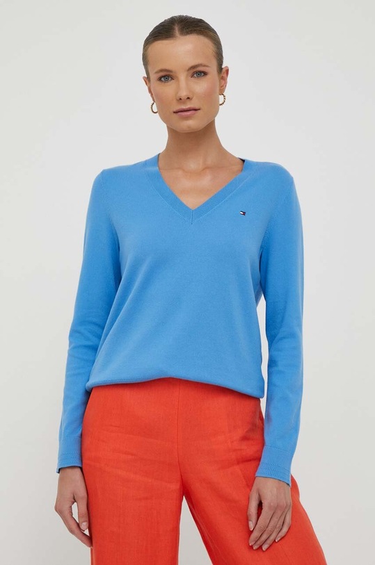 Tommy Hilfiger pulóver kék WW0WW40098