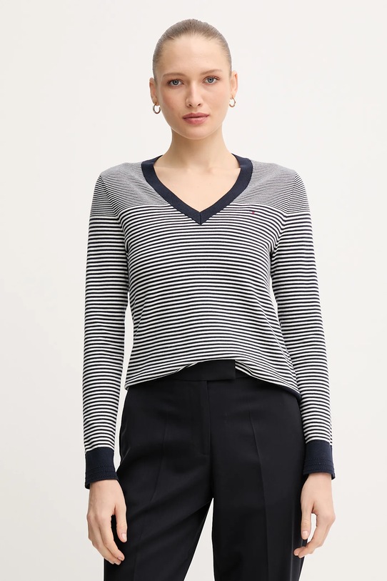 Светр Tommy Hilfiger темно-синій WW0WW40098