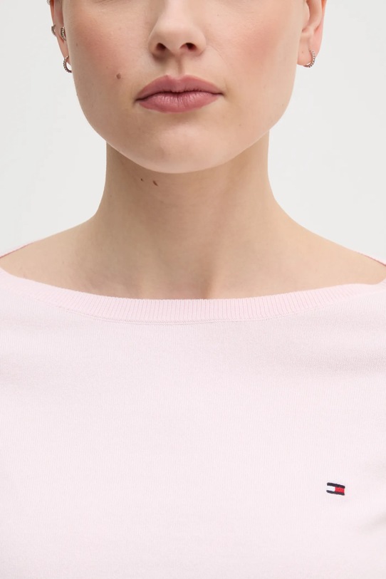 Tommy Hilfiger sweter WW0WW40099 różowy