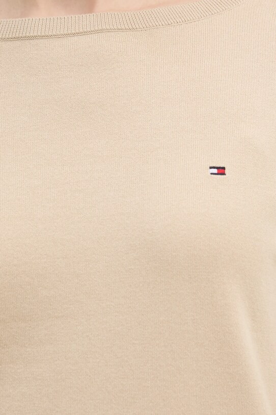 Tommy Hilfiger sweter WW0WW40099 beżowy