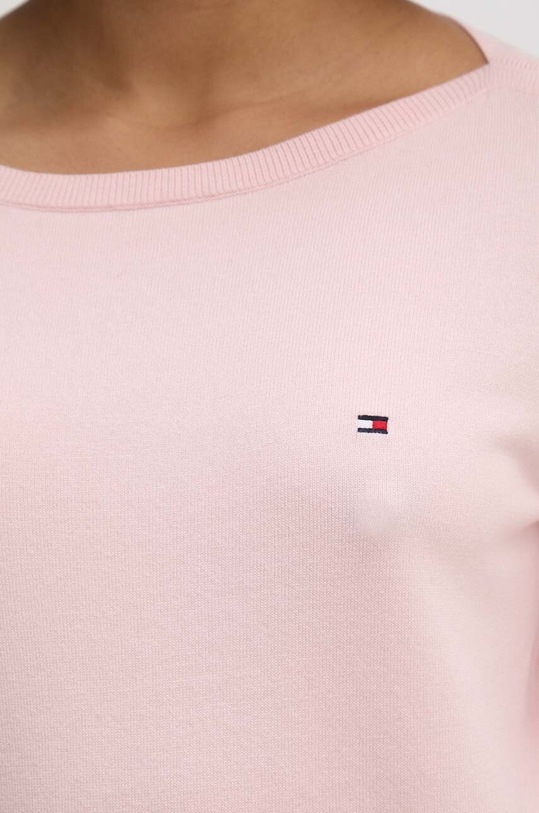 Svetr Tommy Hilfiger WW0WW40099 růžová