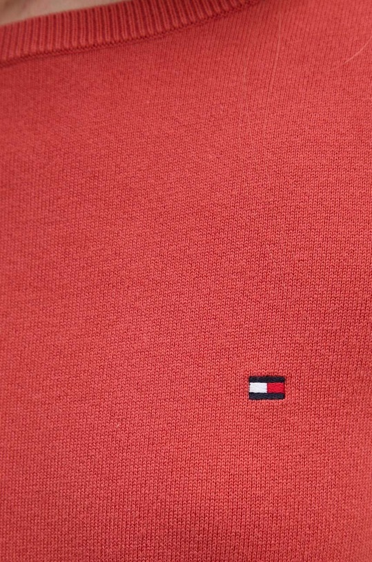 Πουλόβερ Tommy Hilfiger WW0WW40099 κόκκινο