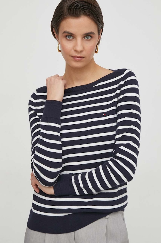 Odzież Tommy Hilfiger sweter WW0WW40099 granatowy