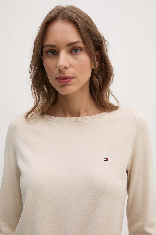 Svetr Tommy Hilfiger béžová WW0WW40099