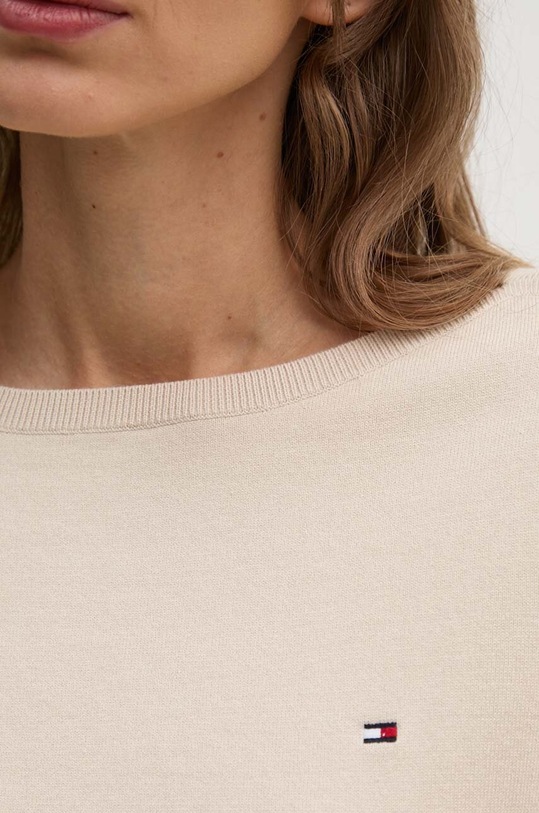 Svetr Tommy Hilfiger WW0WW40099 béžová