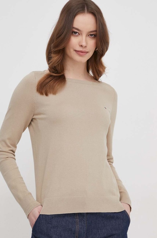 Tommy Hilfiger sweter pozostałe beżowy WW0WW40099