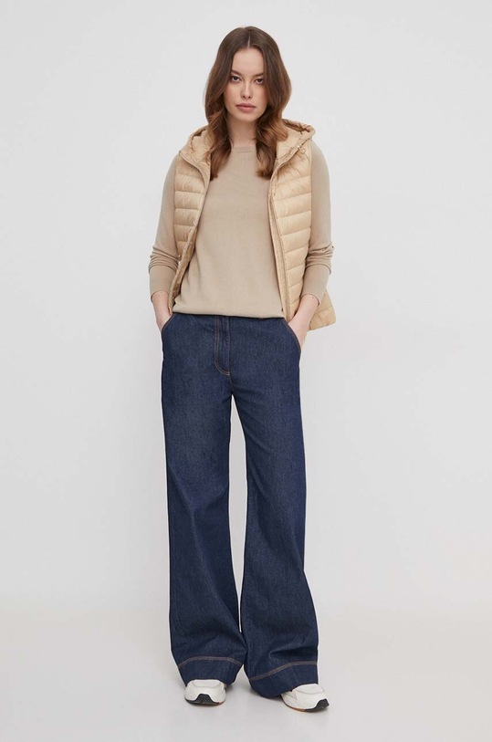 Tommy Hilfiger sweter WW0WW40099 beżowy SS25