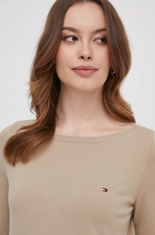 Tommy Hilfiger sweter beżowy WW0WW40099