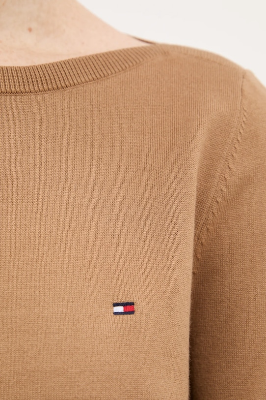 Sveter Tommy Hilfiger WW0WW40099 hnedá