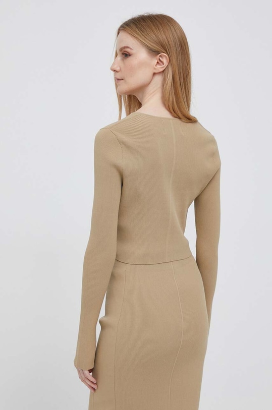 Odzież Calvin Klein Jeans kardigan J20J221349 beżowy