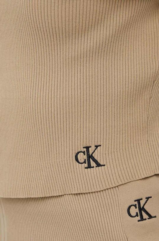 Calvin Klein Jeans kardigan J20J221349 beżowy