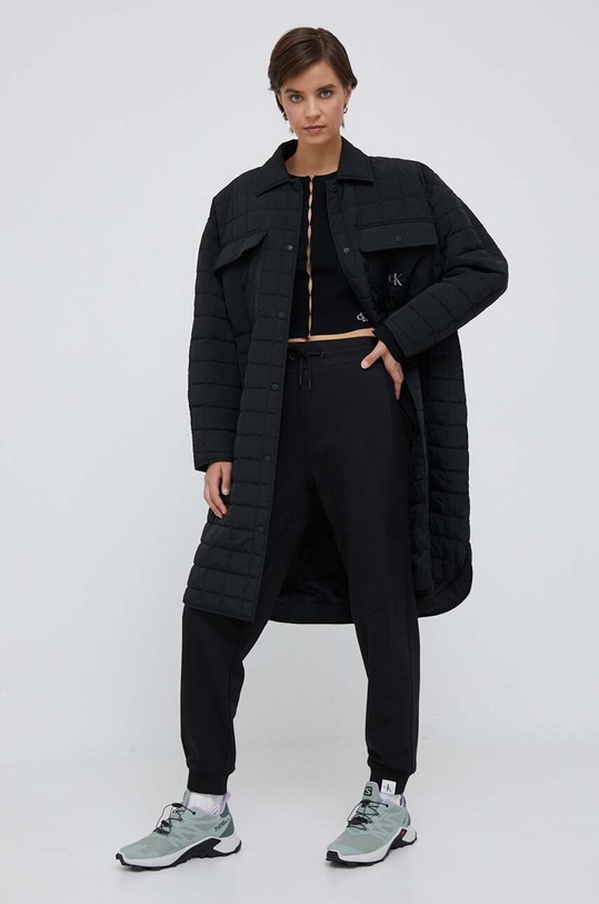 Calvin Klein Jeans kardigan J20J221349 czarny AW23